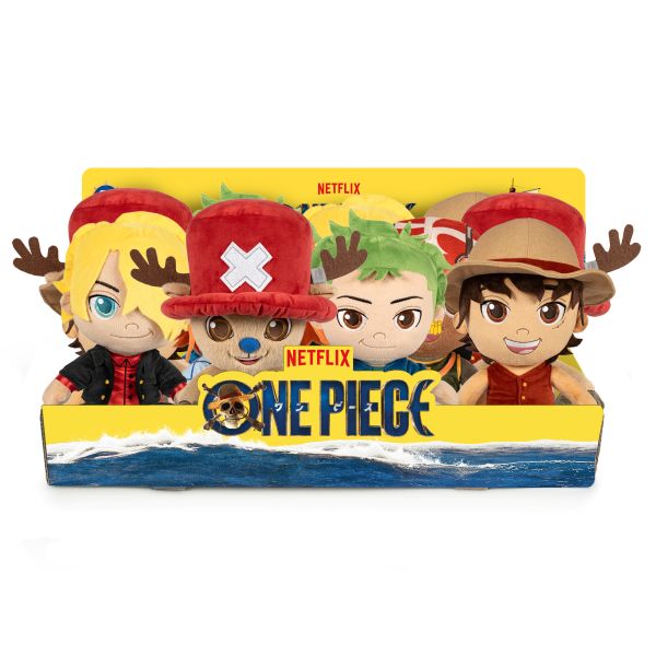 (Mis 2) ONE PIECE (Live Action) Peluche 16cm In espo da 12pz 6ass…x12…x24